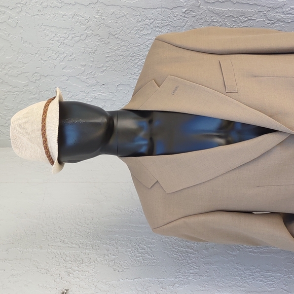 WIMBLEDON OF ENGLAND MEN'S VINTAGE GOLD BUTTON LUXURY BLAZER (COSTA RICA) - Picture 9 of 17